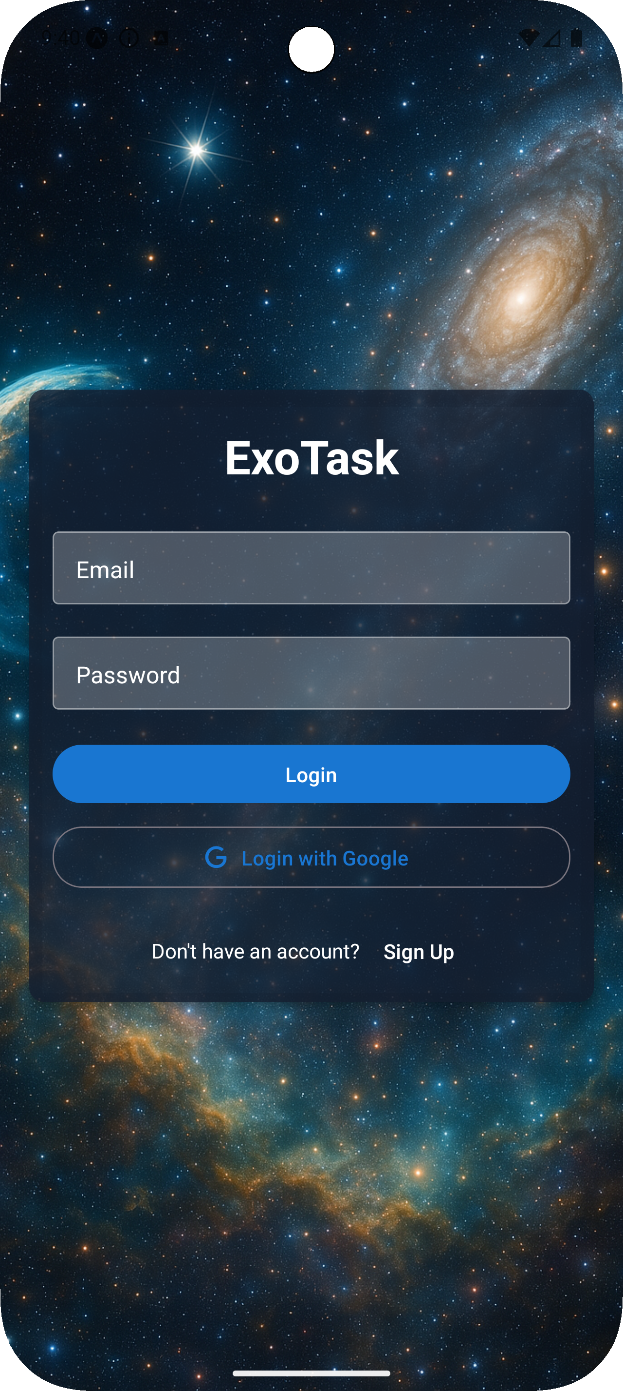 App Screenshot Login